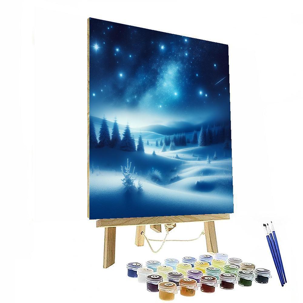 Mystical Winter Solstice DIY Paint By Numbers