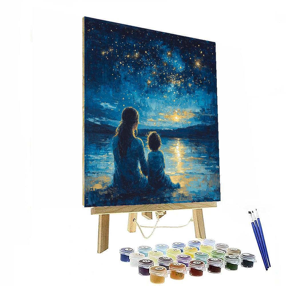 Moonlit Connections Paint By Color