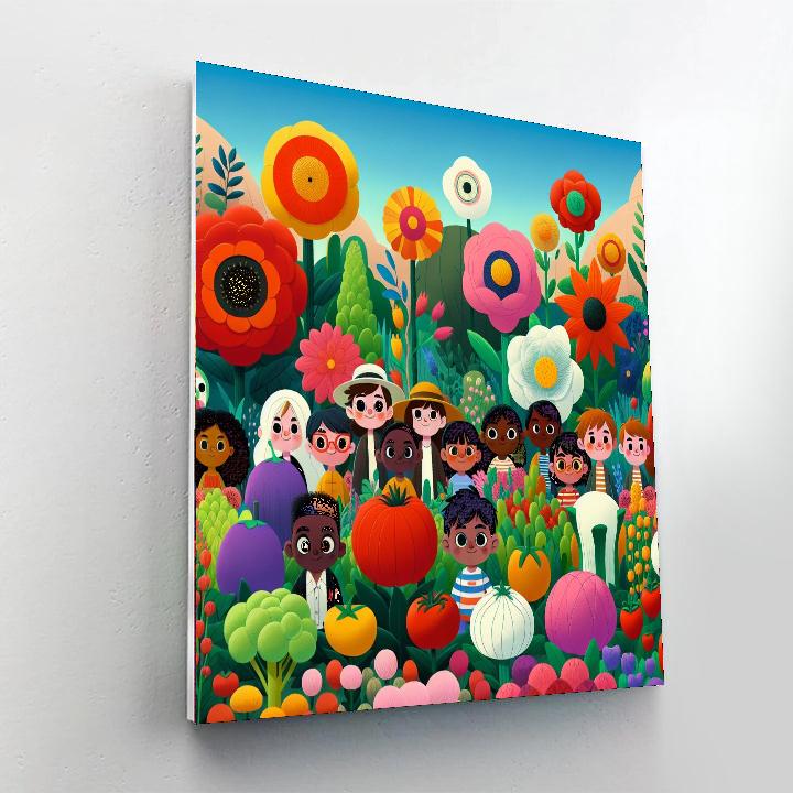 Giant's Secret Garden DIY Paint By Numbers
