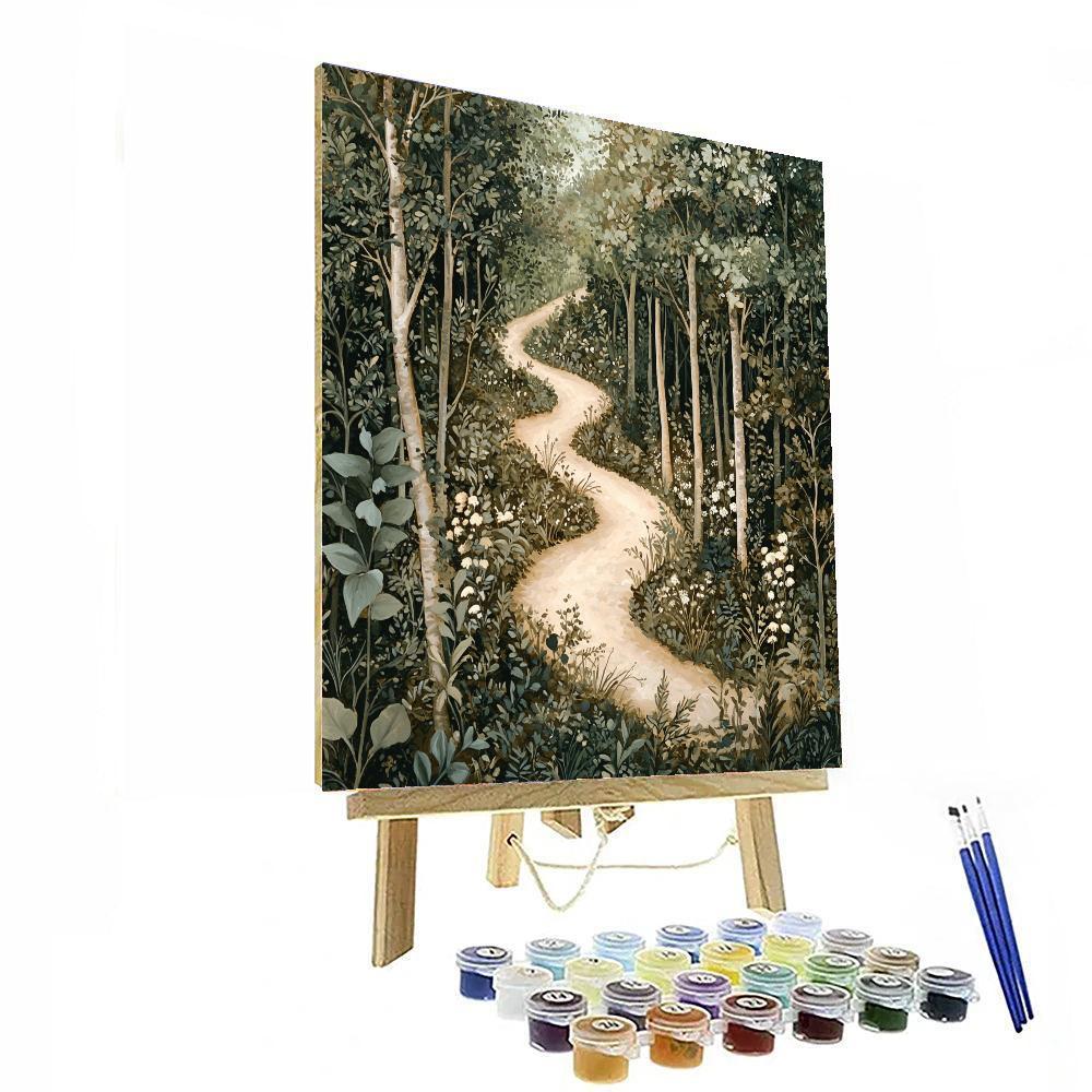 Arthur Rackham Inspired Mysterious Pathways  Paint By Number