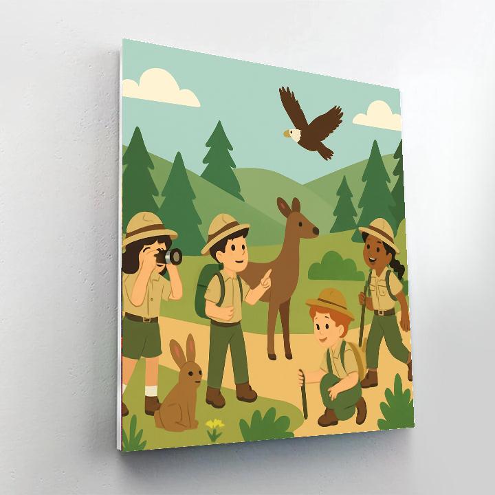 Wilderness Ranger's Journey DIY Paint By Numbers