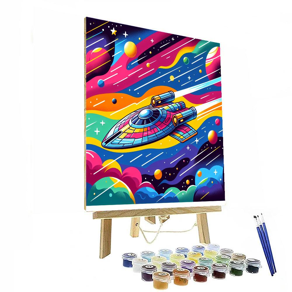 Galactic Galaxy Explorer Numbered Painting Kits