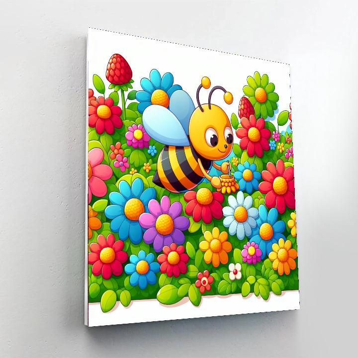 Busy Bee Blossom Painting By Numbers Kit