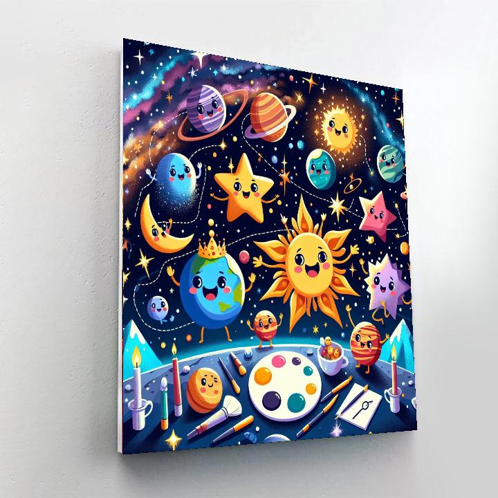 Starry Galaxy Gala Paint By Numbers