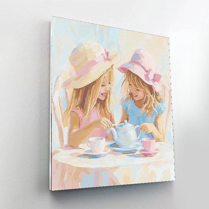 A Magical Tea Party Painting By Numbers Kit