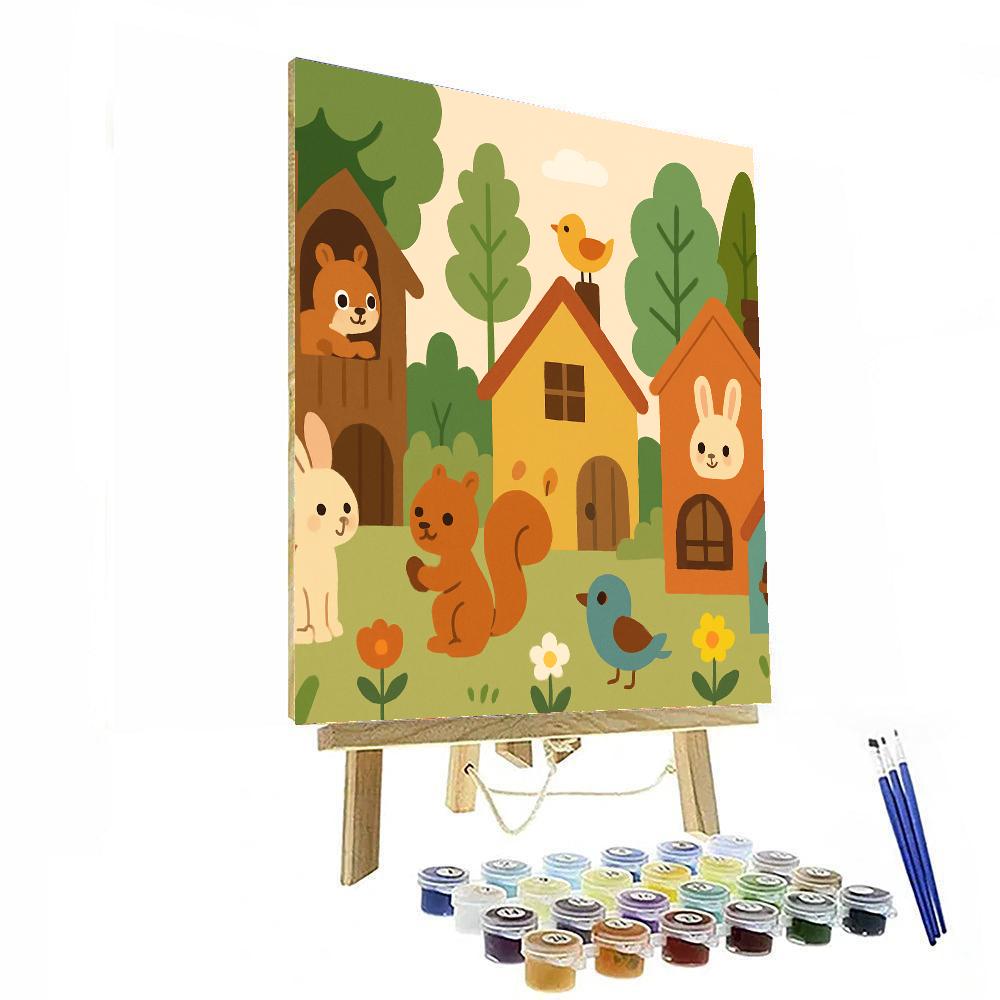 Miniature Animal Kingdom Painting By Numbers Kit