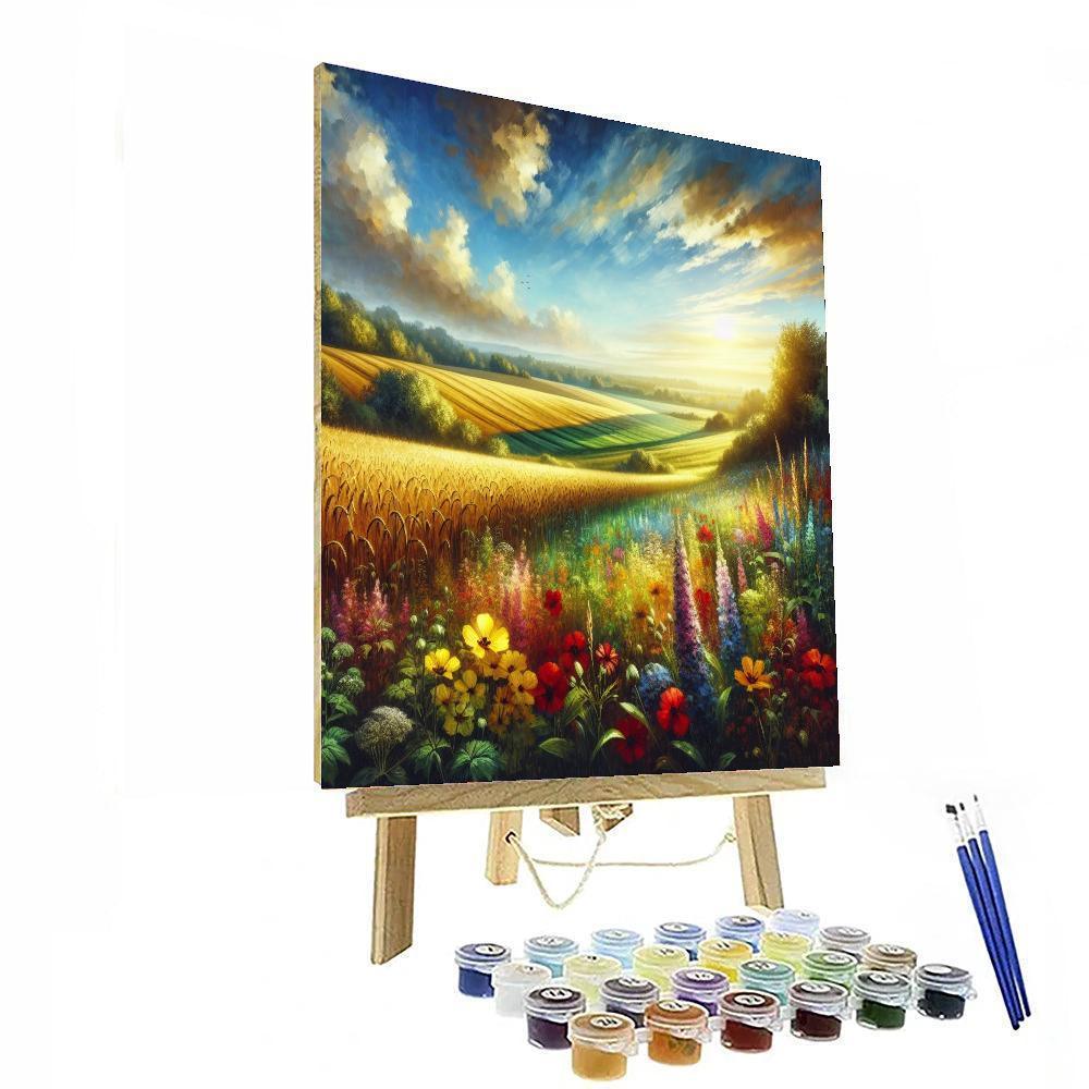 Sunny Day In The Country Paint By Numbers Art