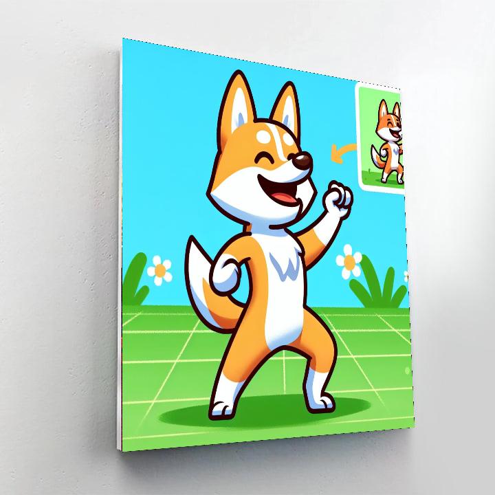 Dancing Dingo DIY Paint By Numbers
