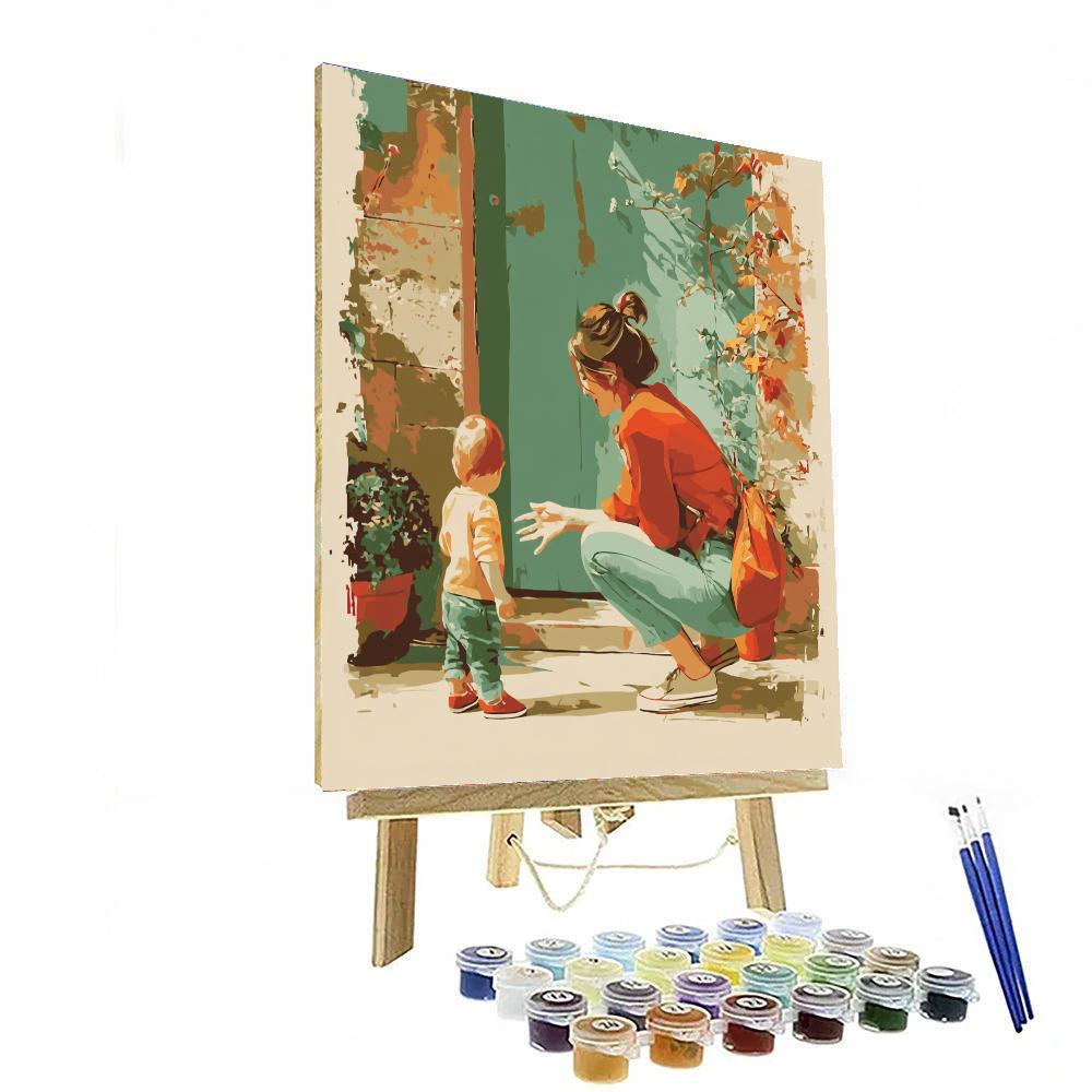 First Steps Into A Mother's World Paint By Number