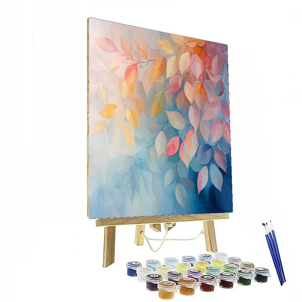 Edgar Degas Inspired Harmony Of Falling Leaves  Paint By Numbers