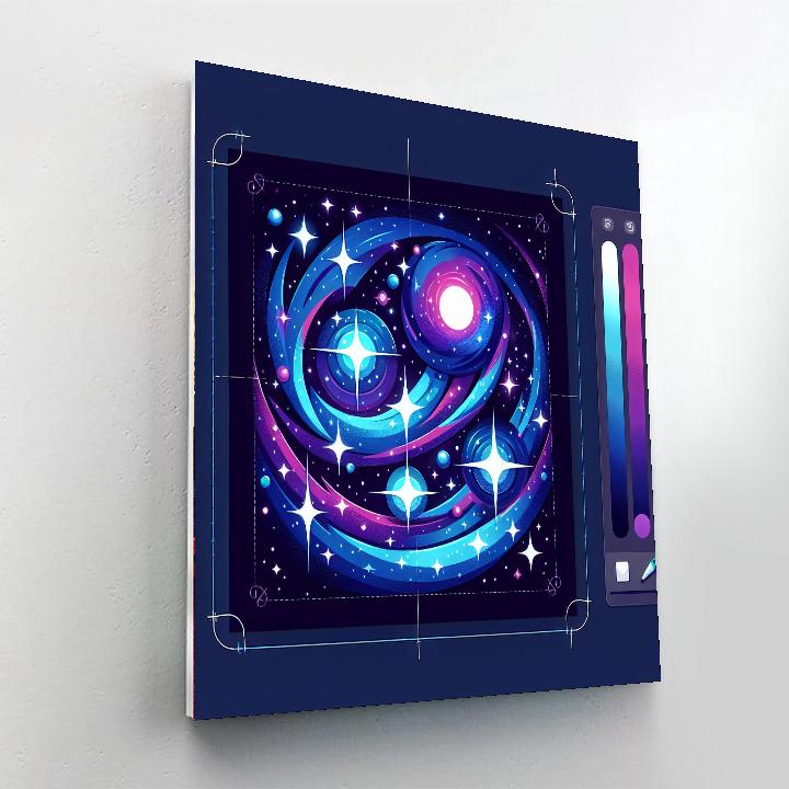 Starry Space Odyssey Paint By Color