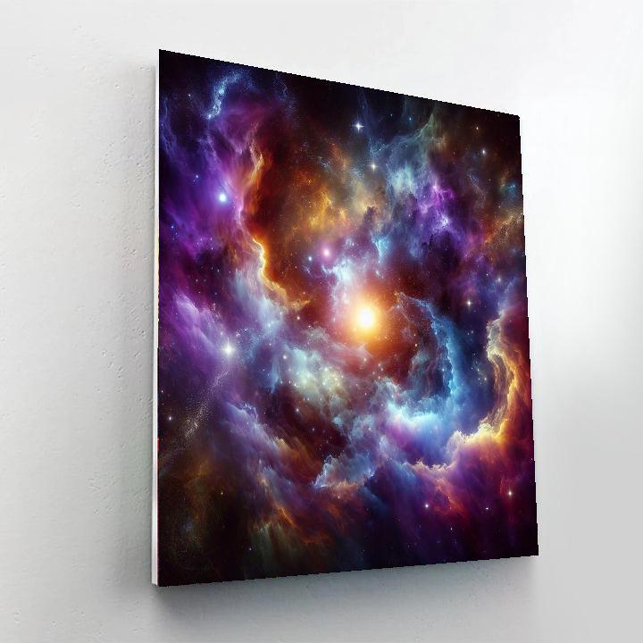 Galactic Nebula Adventure Painting By Numbers Kit