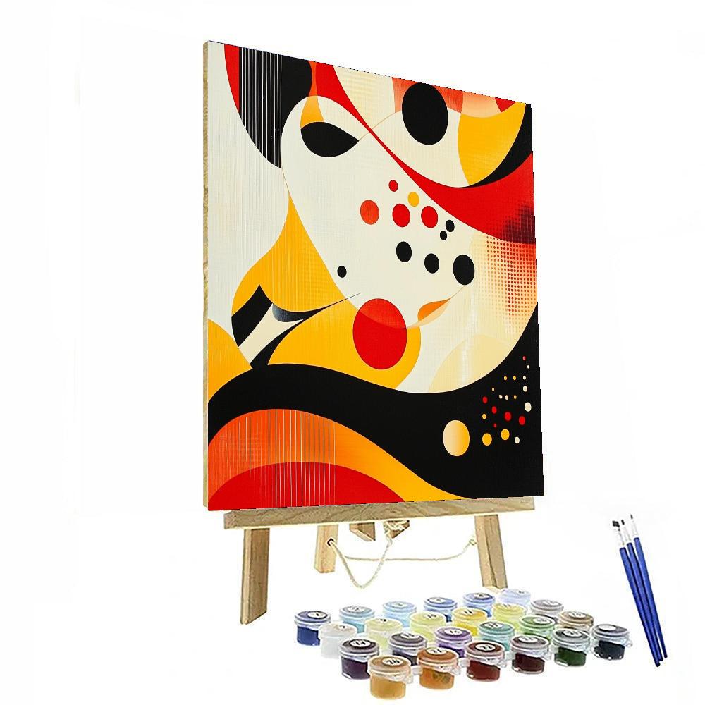 Joan Miró Inspired Mystical Symbols  Paint By Numbers Art