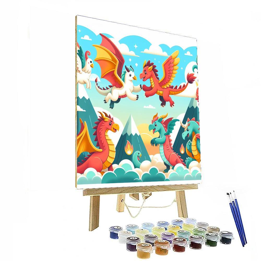 Mythical Beast Adventures DIY Paint By Numbers