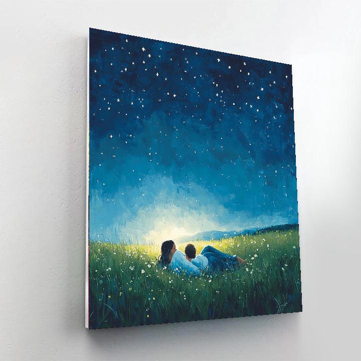 Dreams Under Stars DIY Paint By Numbers