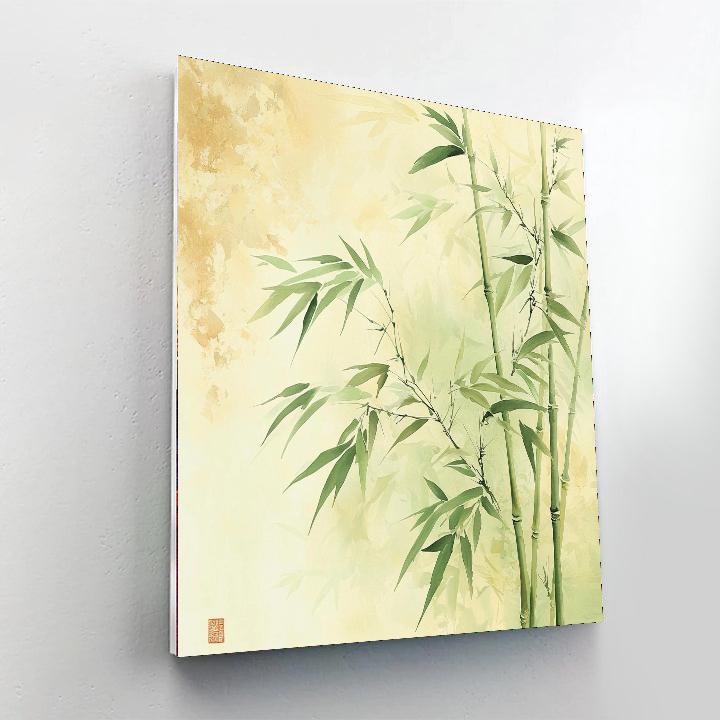 Zhao Mengfu Inspired Whispers Of The Bamboo  Numbered Painting Kits