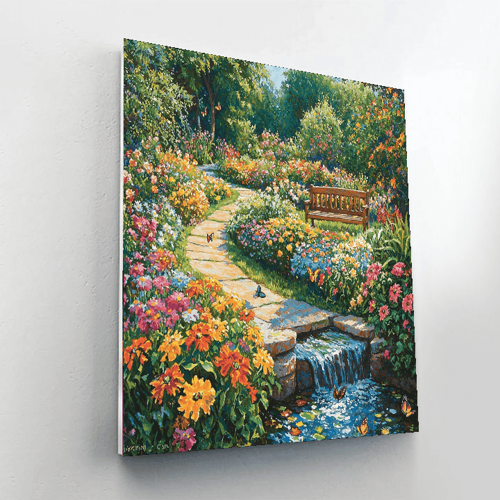 The Secret Garden At Tooting Number Painting