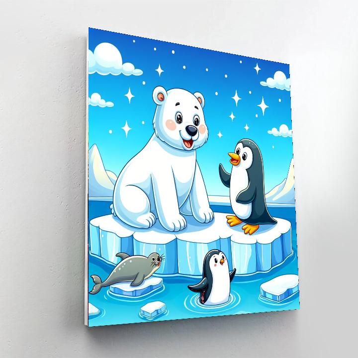Arctic Animals Journey Paint By Numbers