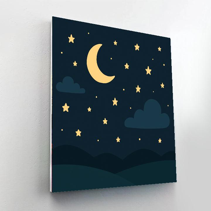 Dreamy Night Painting By Numbers Kit