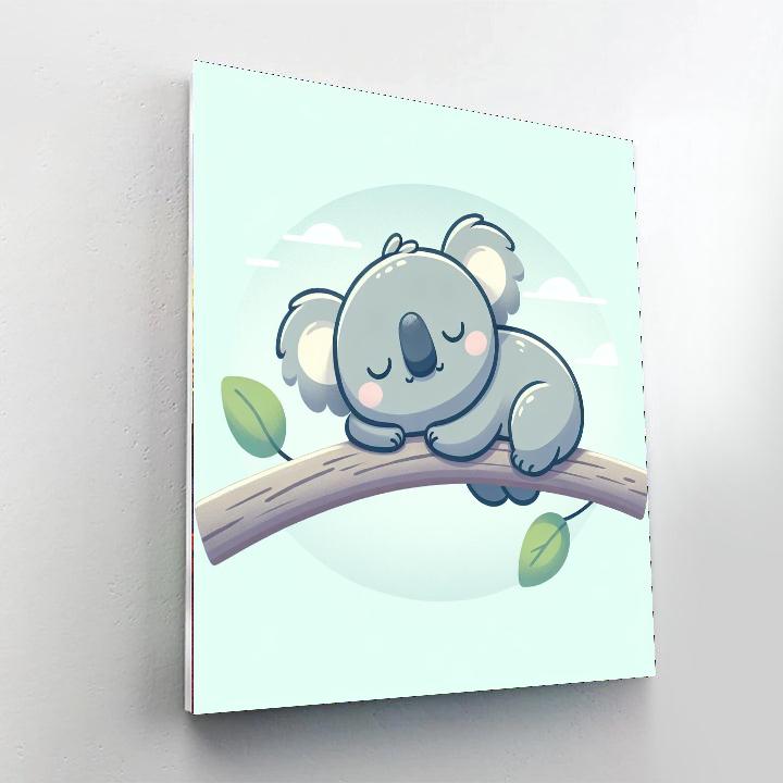 Cuddly Koala's Naptime Paint By Numbers Kits