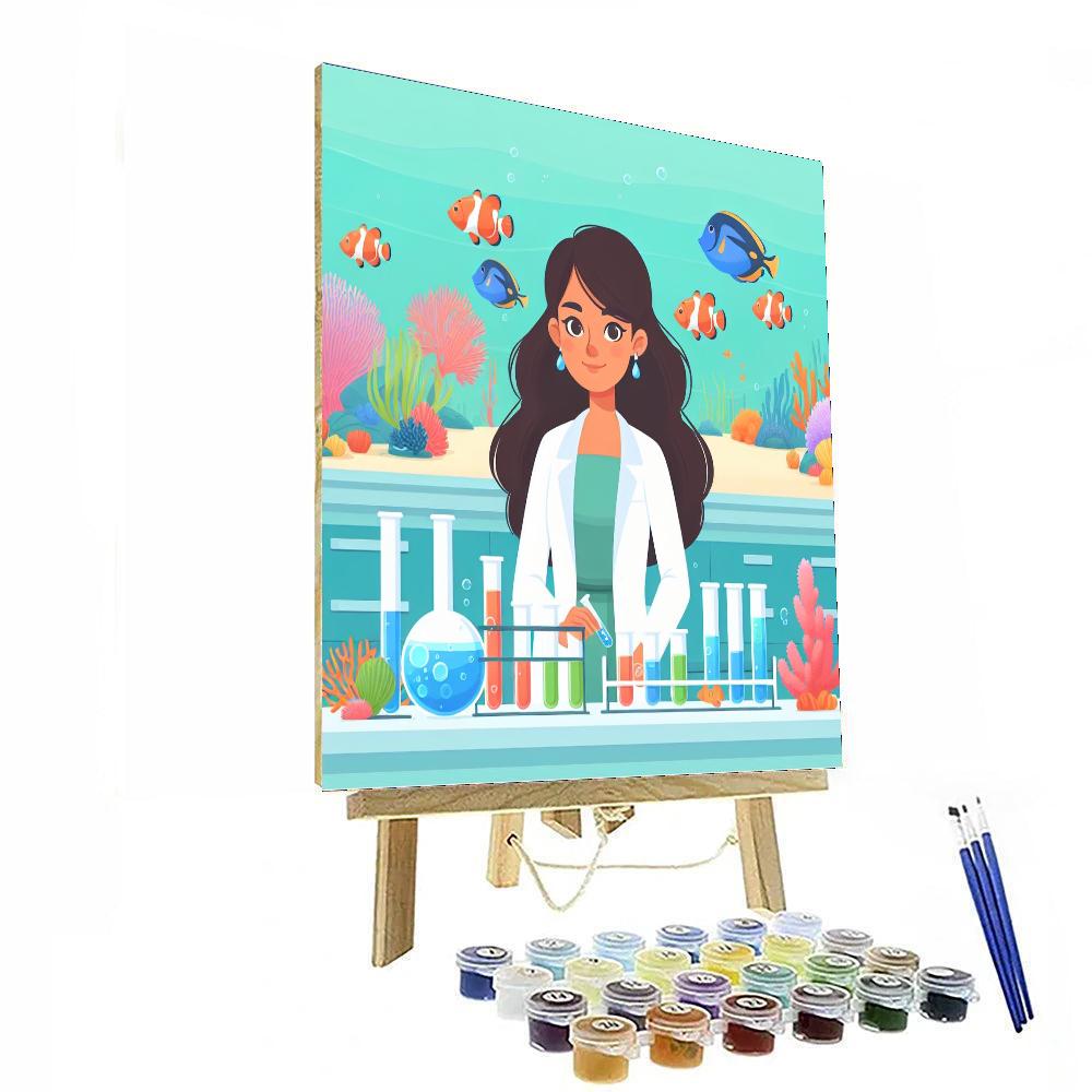Underwater Ocean Lab Paint By Numbers Kits