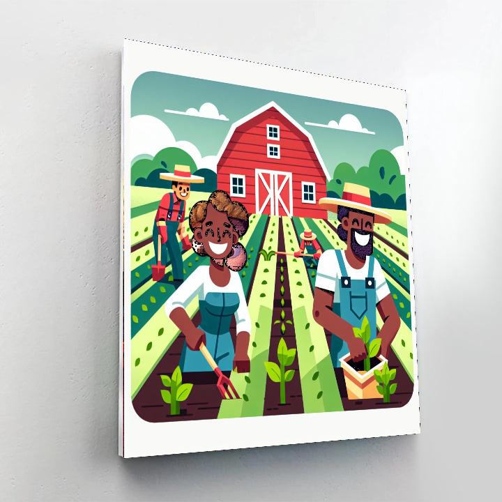 Happy Harvesters Numbered Painting Kits