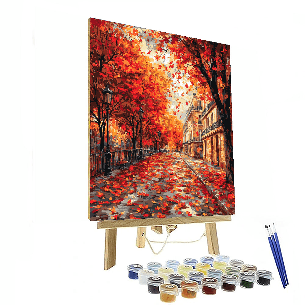 Camille Pissarro Inspired Autumn Reverie  Paint By Numbers