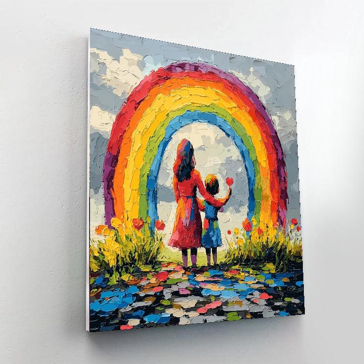 Rainbow Of Hopes Painting Number Kit