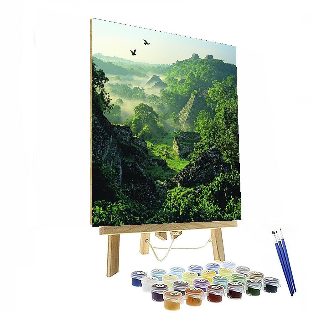 Tikal National Park - Guatemala Numbered Painting Kits