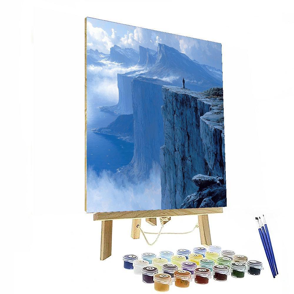 Caspar David Friedrich Inspired Nordic Landscape Enchantment  Painting By Numbers Kit