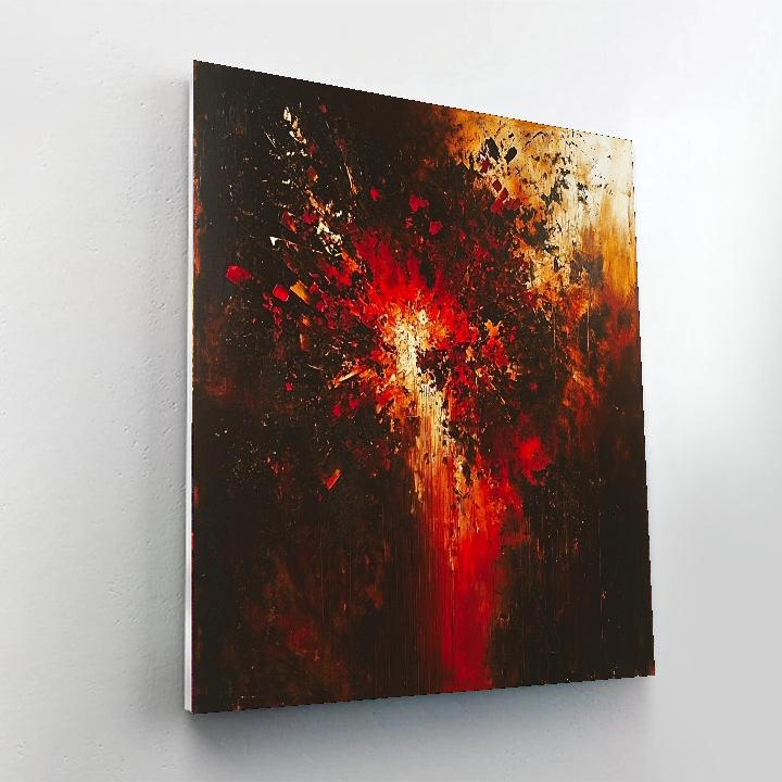 Caravaggio Inspired Passion Of The Elements  Number Painting