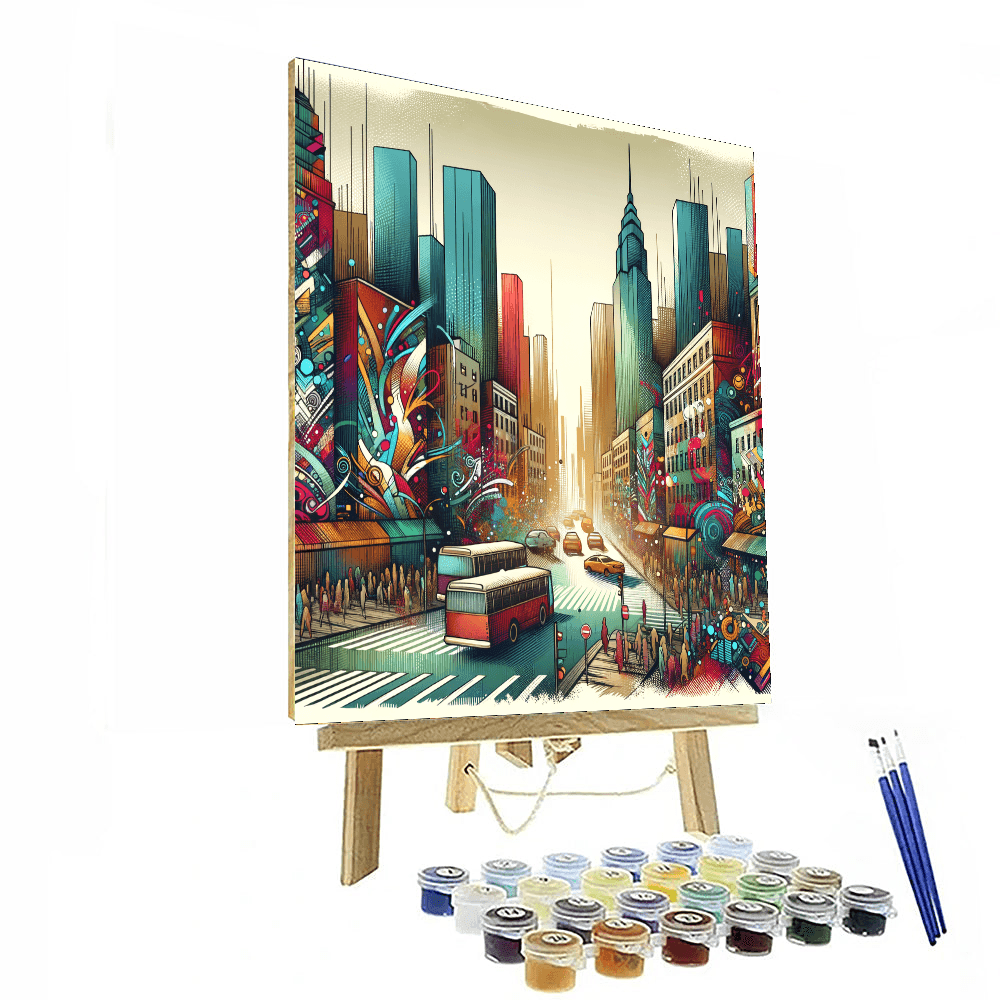 Dynamic Street Art Paint By Color