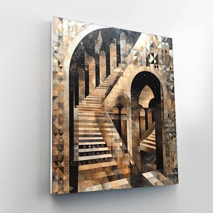 M.C. Escher Inspired Mathematical Explorations  Paint By Numbers