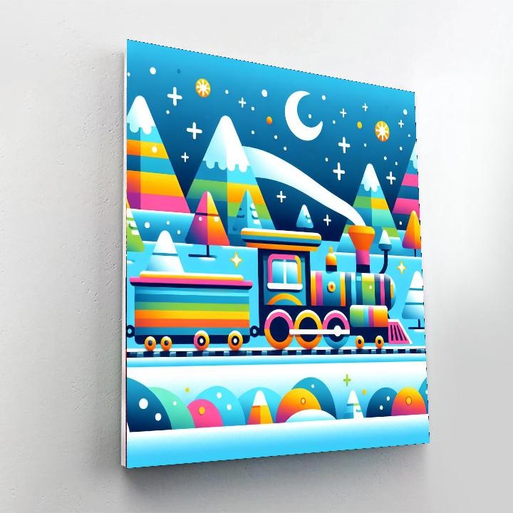 Polar Express Journey Numbered Painting Kits