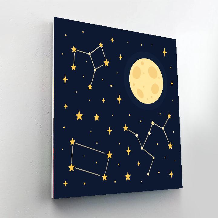 Mystery Of The Night Sky DIY Paint By Numbers