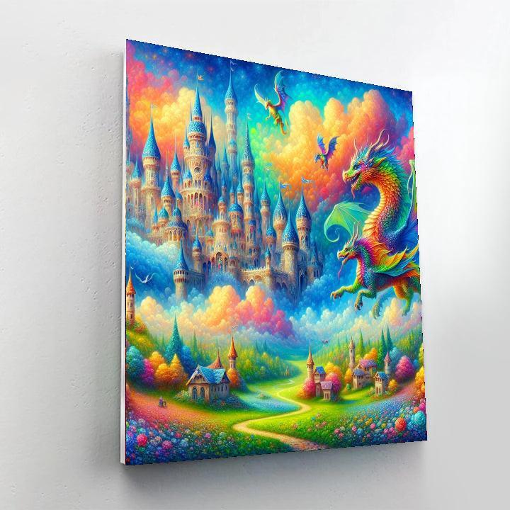 Charming Fantasy Kingdom DIY Paint By Numbers