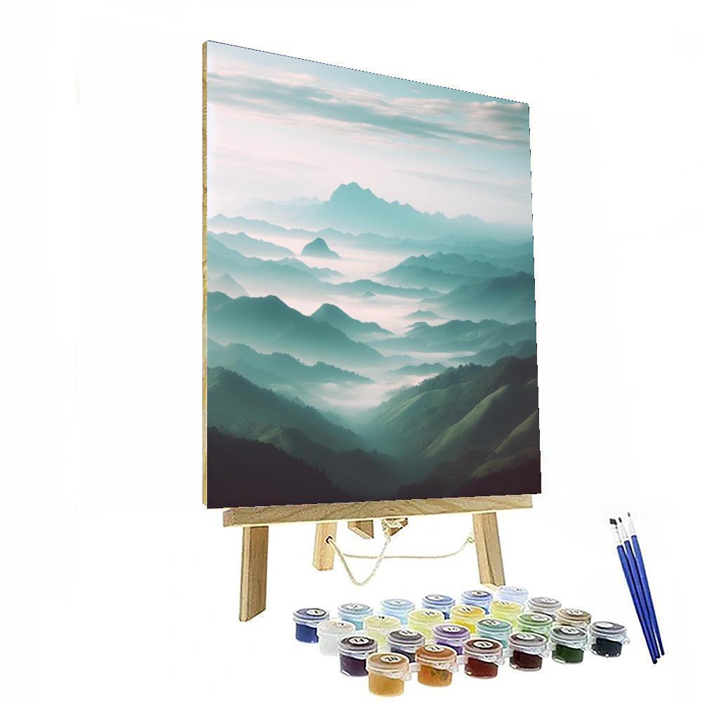 Ethereal Mountain Mist Paint By Color
