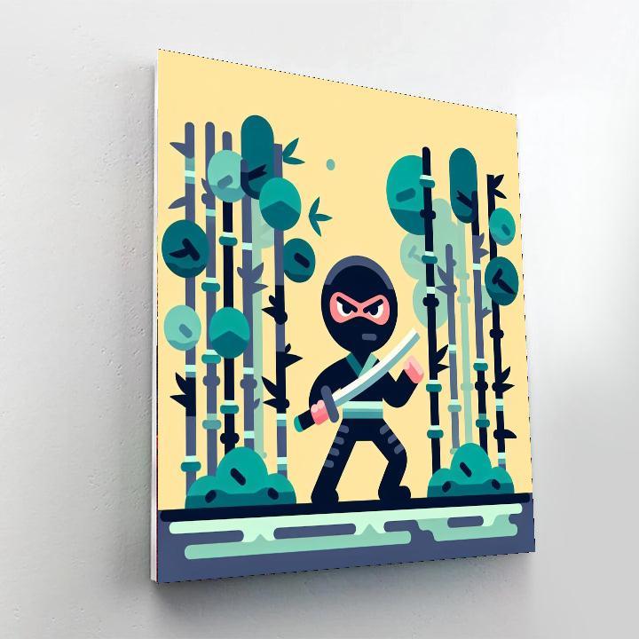 Ninja Warriors Paint By Number