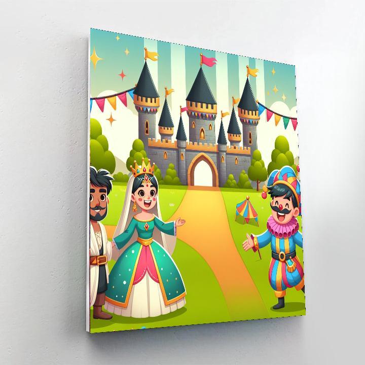 Fairytale Castle Festival Paint By Numbers