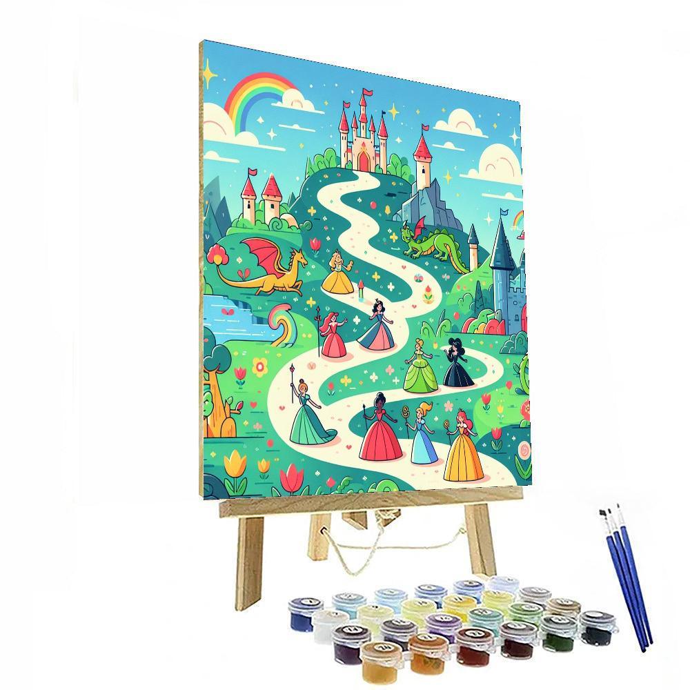 Fairytale Adventure Path Painting By Numbers Kit