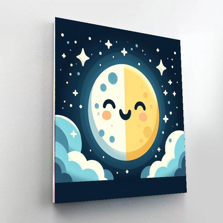 Mysterious Moon Paint By Numbers