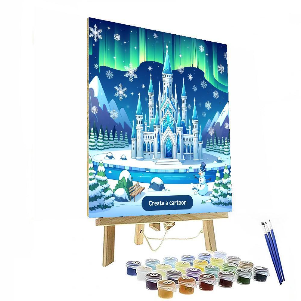 Enchanted Ice Castle Paint By Color