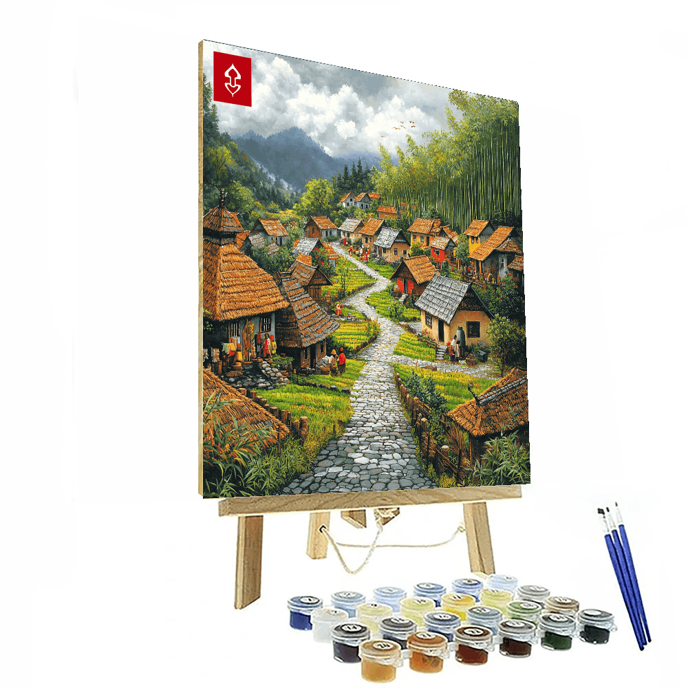 Penglipuran Village Paint By Numbers
