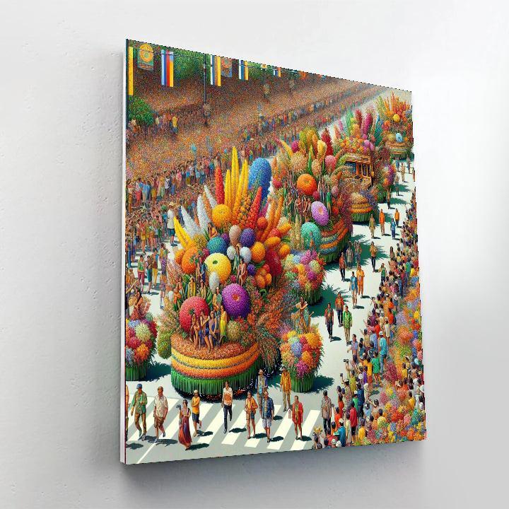 Panagbenga Festival - Baguio Paint By Numbers Art