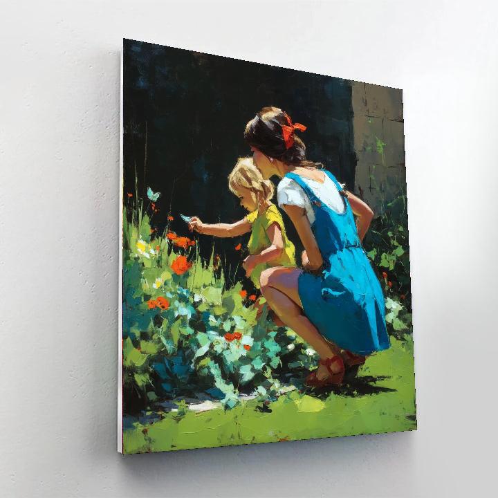 The Love Garden Number Painting