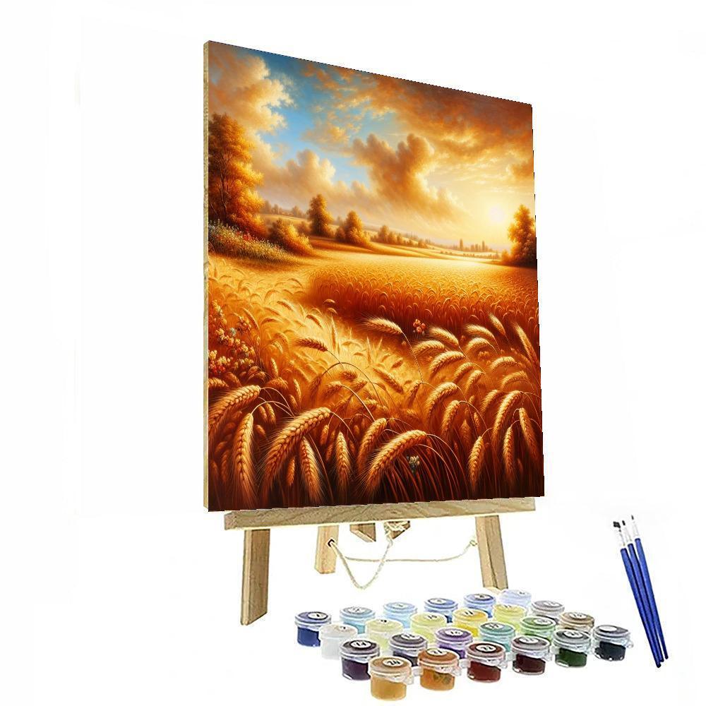 Charming Country Harvest Paint By Numbers Art