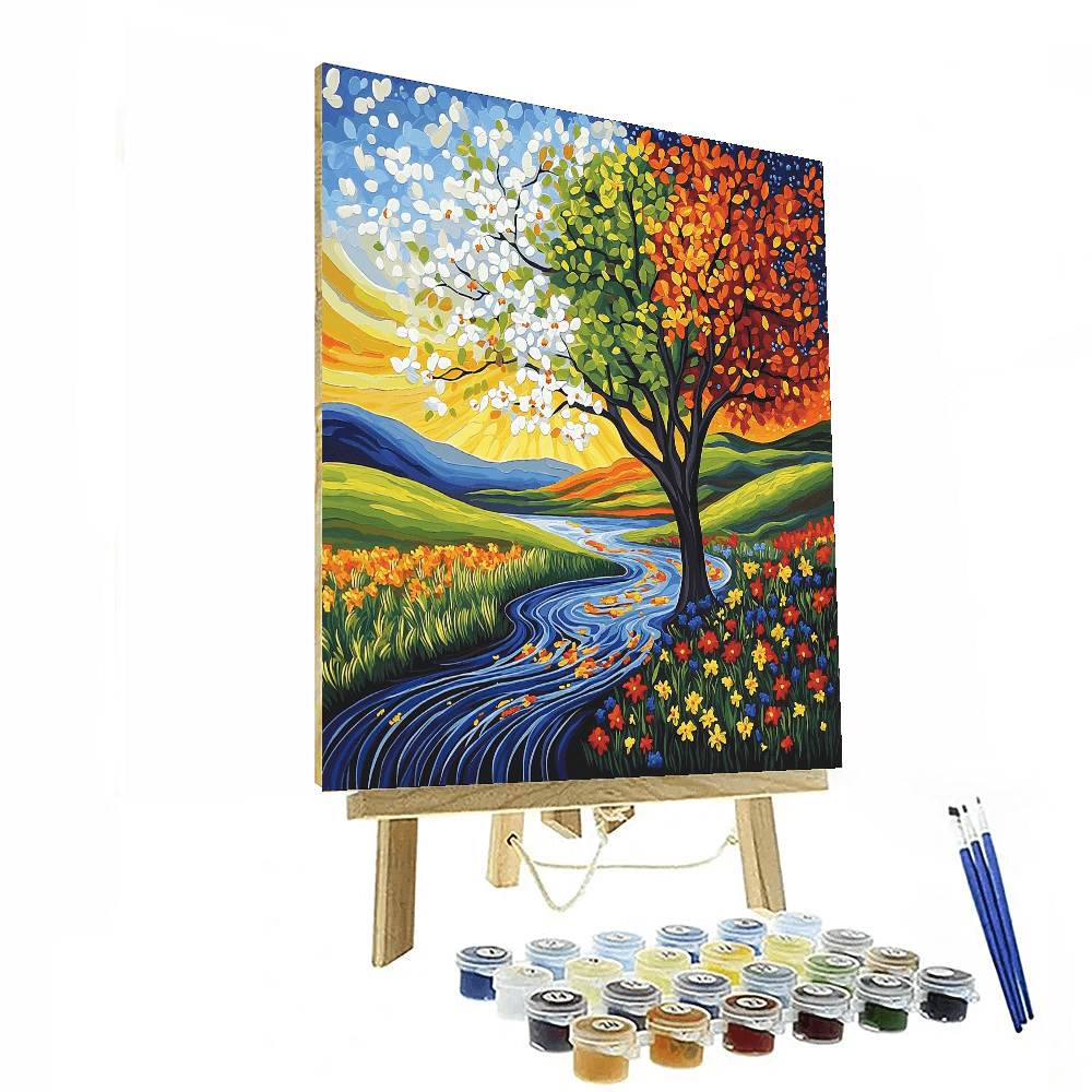 Gainsborough Inspired The Dance of Seasons - DIY Painting By Numbers Kit