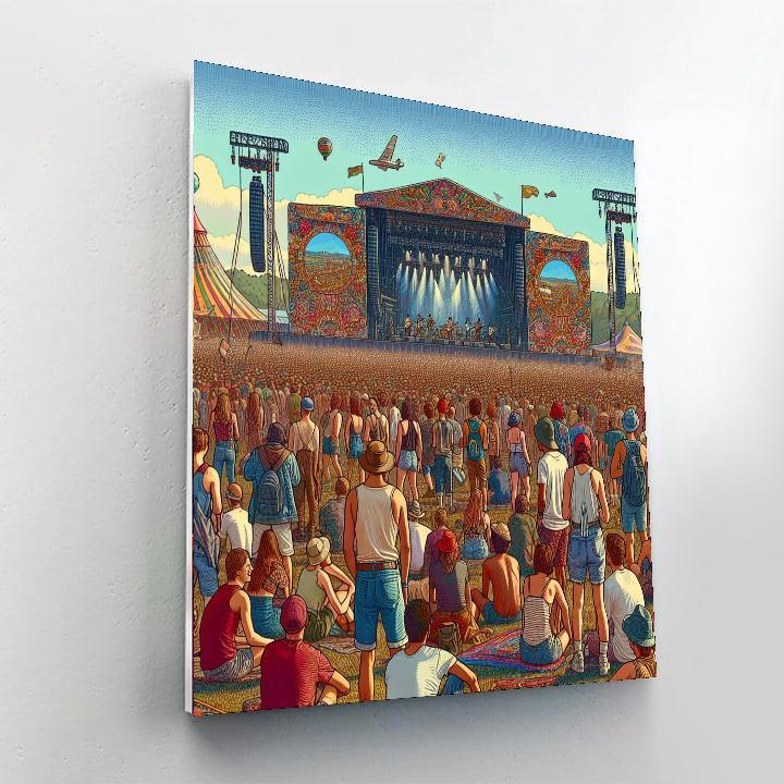 Bonnaroo Music And Arts Festival - Manchester Numbered Painting Kits