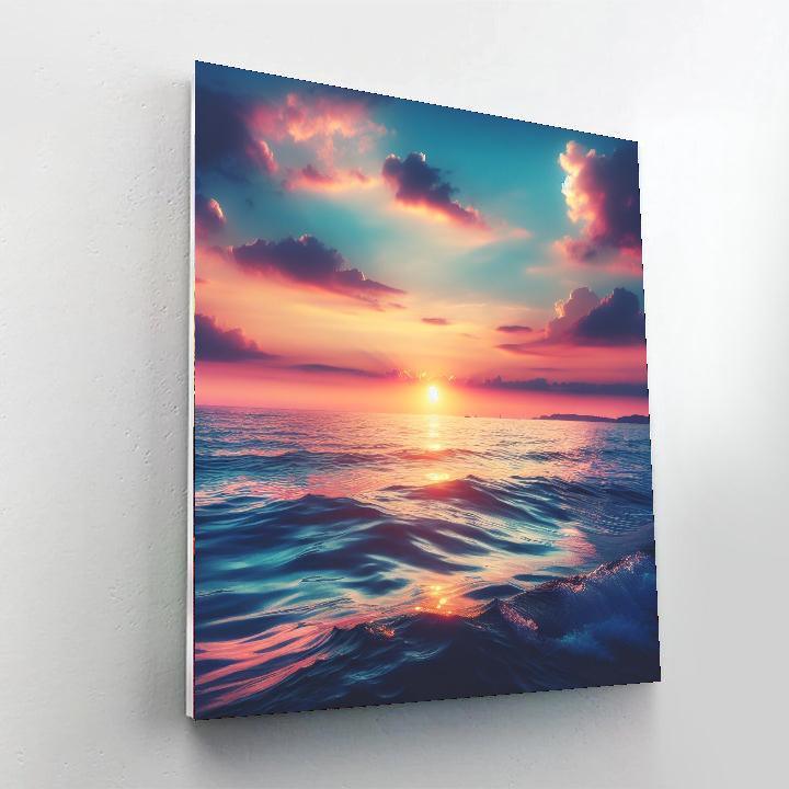 Nautical Sunset Serenity Paint By Number