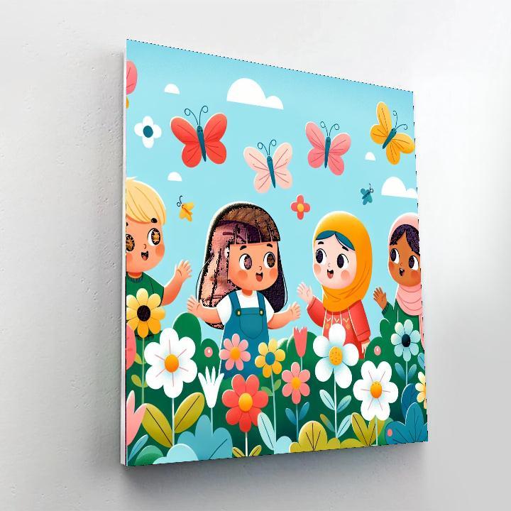 Fanciful Garden Celebration Paint By Numbers